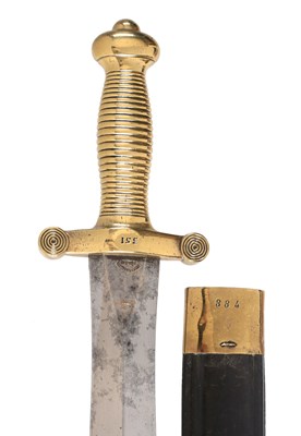 Lot 54 - Short French Infantry Sword, M1832