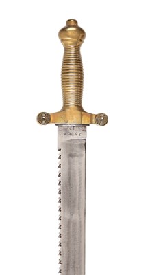 Lot 55 - Short Swiss Pioneers Sawtooth Sword, M1842