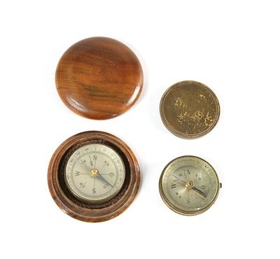 Lot 23 - Two Brass Compasses, Ca 1900