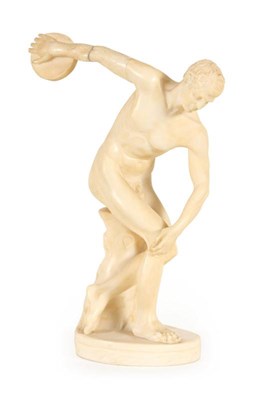 Lot 65 - Sculptuur 'Griekse discuswerper'