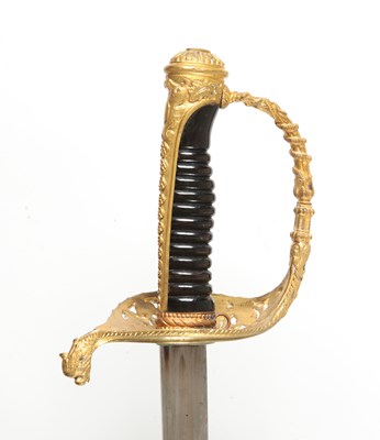 Lot 78 - French Naval Officer Sword, Second Empire period, M1843.