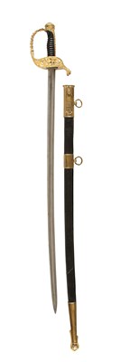 Lot 78 - French Naval Officer Sword, Second Empire period, M1843.