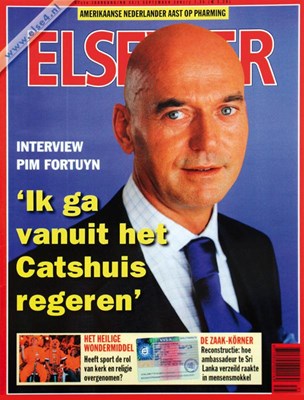 Lot 175 - Pim Fortuyn op cover Elsevier