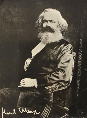 Lot 231 - Reproductie "Karl Marx"