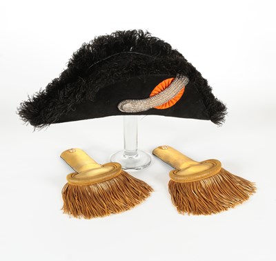 Lot 101 - A Bicorn Hat for an Officer of the Royal Dutch Navy