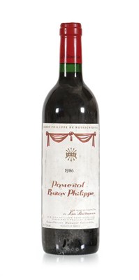 Lot 350 - 1 fles 'Pomerol Baron Philippe', 1986