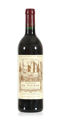 Lot 376 - 12 flessen 'Château De Ricaud', 1990