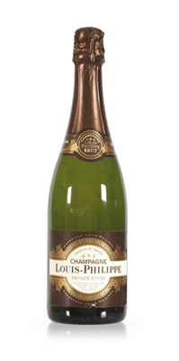 Lot 380 - 1 fles 'Champagne Louis-Philippe' Brut