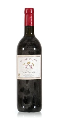 Lot 395 - 2 flessen 'La Miloune', 1999