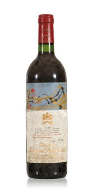 Lot 406 - 1 fles 'Château Mouton Rothschild', 1981