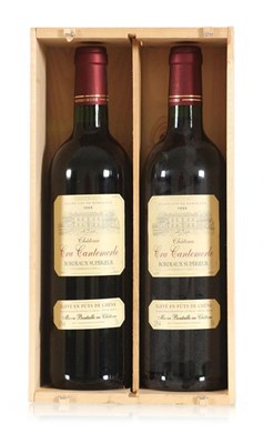 Lot 447 - 2 flessen 'Château Cru Cantemerle', 1999