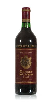 Lot 453 - 9 flessen 'Marqués de Cáceres Rioja', 1986