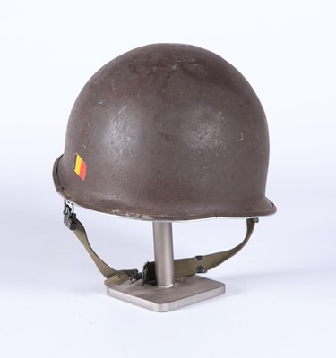 Lot 120 - Belgian M51 Steel Combat M1 Helmet