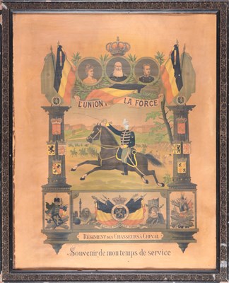 Lot 127 - Belgian Army Propaganda Poster, 1900s