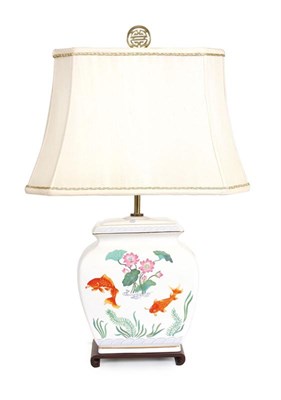 Lot 604 - Tafelschemerlamp