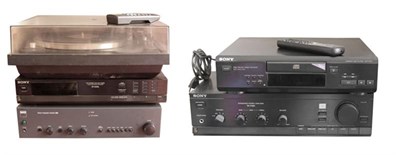 Lot 748 - Sony 3-delig componentensysteem