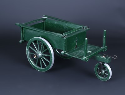 Lot 161 - Wooden miniature Farm Cart
