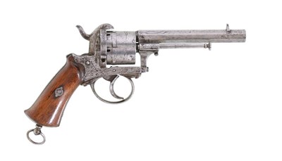 Lot 69 - A Lefaucheux Pinfire Revolver, Liège, circa 1880/90