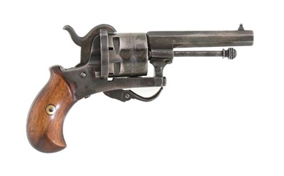 Lot 70 - A Lefaucheux Pinfire Revolver, Liège, circa 1890