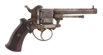Lot 71 - A Lefaucheux Pinfire Revolver, Liège, circa 1890