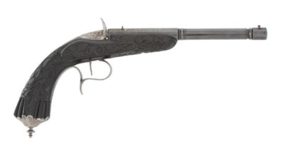Lot 80 - A Cased French Target Pistol, circa 1870