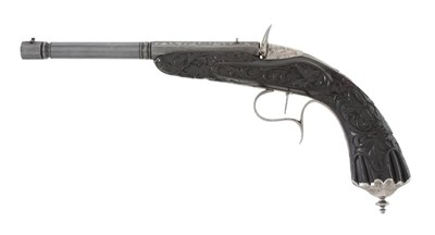 Lot 80 - A Cased French Target Pistol, circa 1870