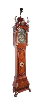 Lot 165 - 18th Century Striking Dutch Burl Walnut Longcase Clock