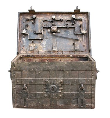 Lot 107 - A German Strong Box, circa 1650