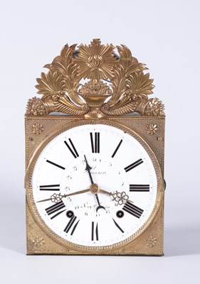Lot 169 - Comtoise Wall Clock with Date Mechanism, France ca. 1870