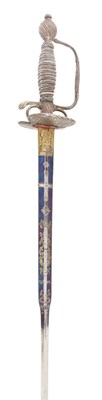 Lot 131 - A Fine Sardinian Silver-Hilted Court Sword, circa 1780