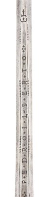 Lot 134 - A German Silver Court Sword, circa 1750