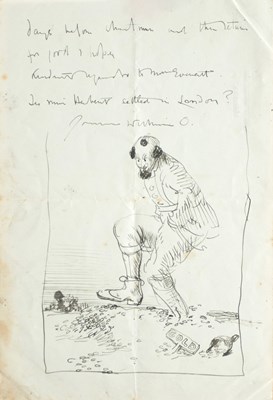 Lot 193 - Illustrated Letter by Sir William Orpen (KBE, RA, RHA)