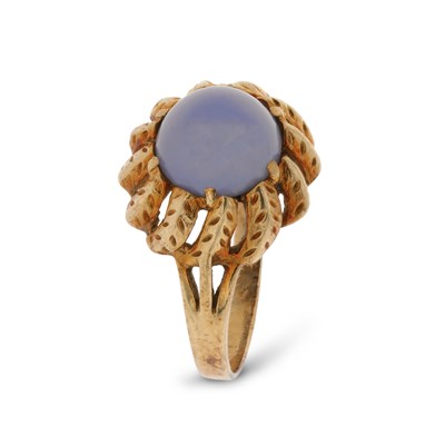 Lot 681 - Gold Ring set with Blue Topaz