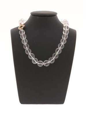Lot 148 - Crystal Necklace with Silver Lock