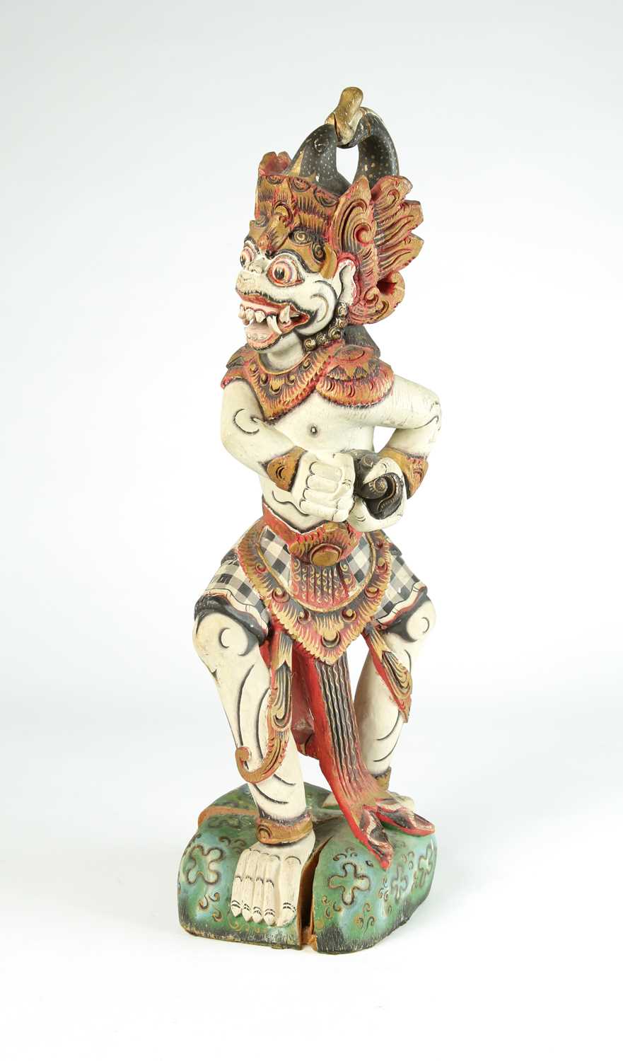 Lot 35 - A 20th Century Balinese Wooden Sculpture