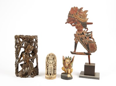 Lot 223 - A Small Group of Indonesian Wood Sculptures