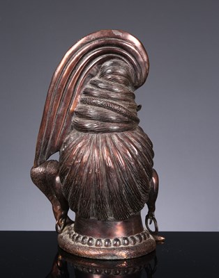 Lot 94 - Large Cast Bronze Head of Shiva