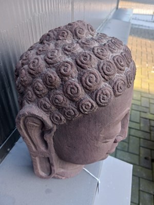 Lot 35 - Large Terracotta Buddha Head