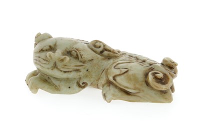 Lot 148 - Chinese Jade Carving of a Mythical Beats