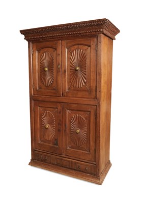 Lot 47 - 19th Century Carved Anglo-Indian Cabinet