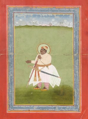 Lot 68 - Indian Painting of Raja Udai Singh Rathore (1583-1595)