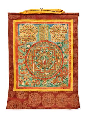 Lot 56 - Tibetan Mandala Thanka