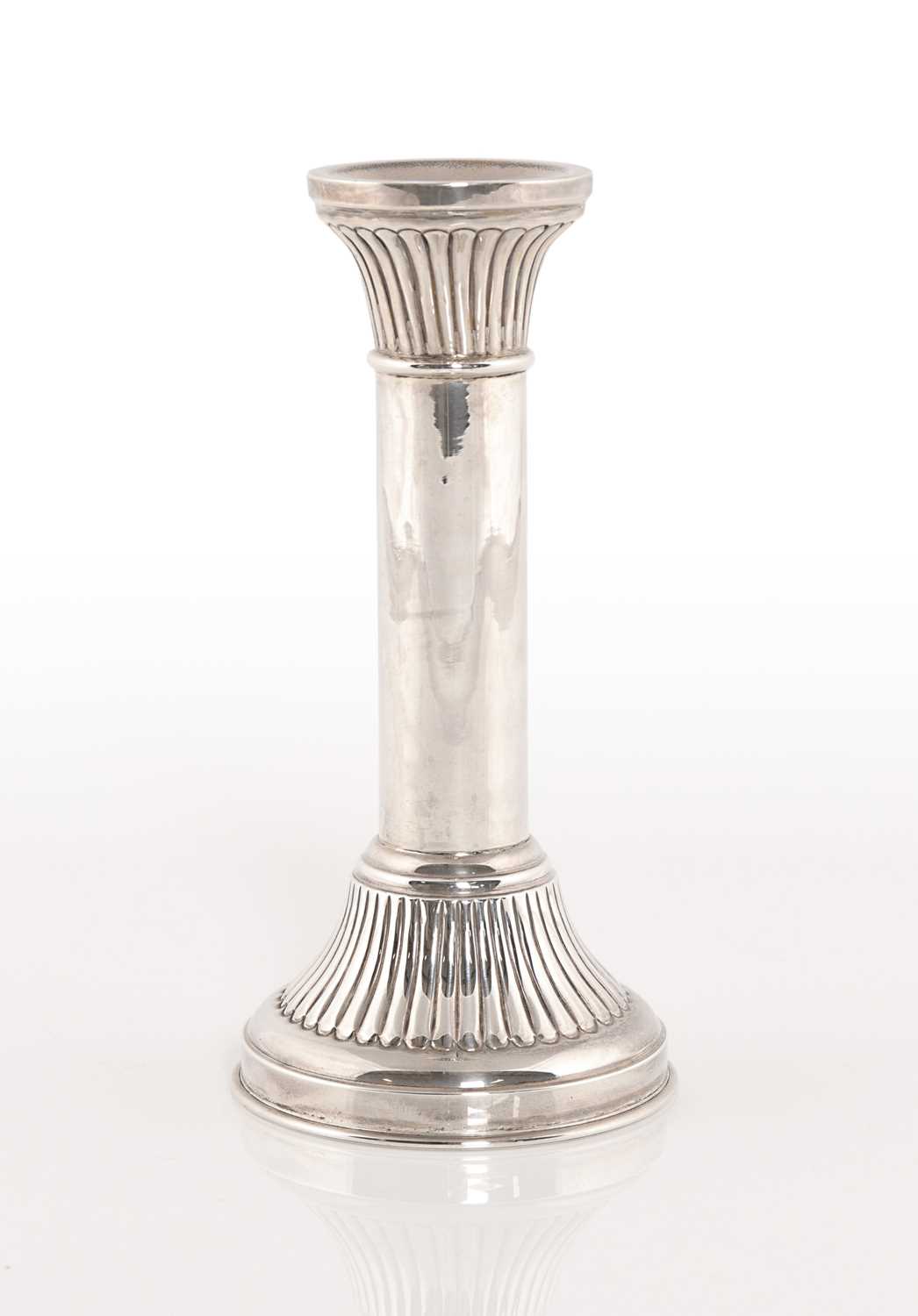 Lot 56 - Silver Candlestick