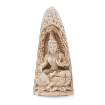 Lot 164 - Carved Seated Buddha