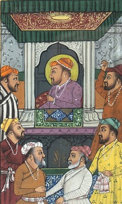 Lot 71 - Indian Miniature Painting of Shah Jahan