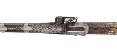 Lot 120 - A Rare Ottoman Miquelet Rifle