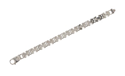 Lot 605 - Sterling Silver Byzantine Bracelet