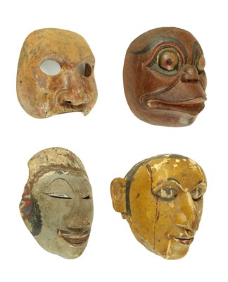 Lot 125 - A Group Of "Topeng" Indonesian Dance Masks