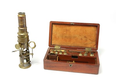 Lot 51 - A Large Martin-Type Improved Compound Drum Microscope