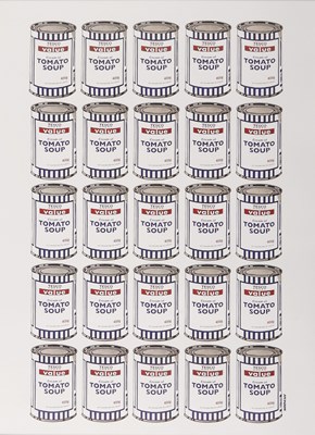 Lot 20 - Banksy (1974) - Tesco Soup Cans.